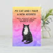 Mon chat et moi avons déménagé Faire-part (Debout devant)