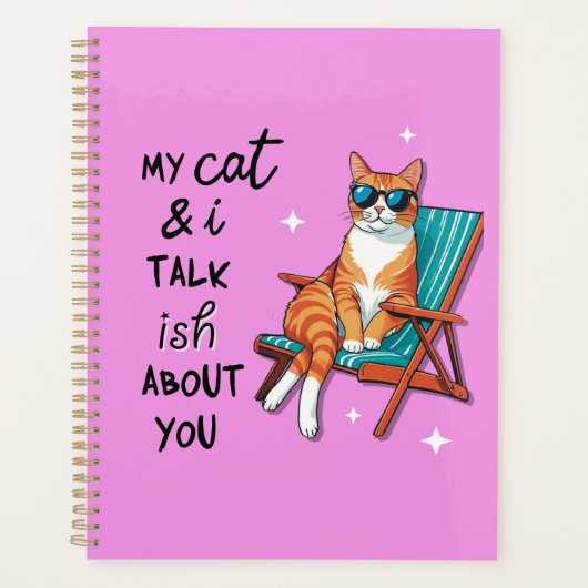 Mon chat et moi parlons un peu de vous (Devant)