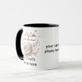 Mon chat Mon calme - Chat blanc amour Mug (Devant gauche)