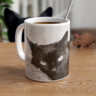Mon chat noir Photo Mug
