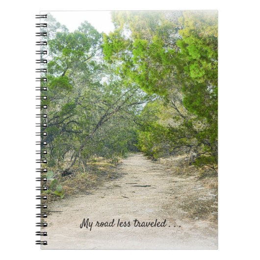 Mon chemin moins voyagé Trail Art Carnet personnal (Devant)