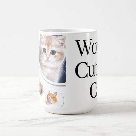 'Mon Cher Chat' Moderne | Café Mug | (Centre)