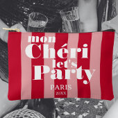 Mon Cherie Let's Party Kersenrood Vette Streep Etui