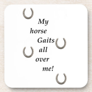 Mon Cheval Gaits Tout Sur Moi dessous de verre