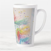 Mon Cheval Licorne Arc-en-Ciel Mug à Latte Aquarel (Droite)