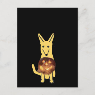Mon chien Buddy et Pumpkin, Carte postale