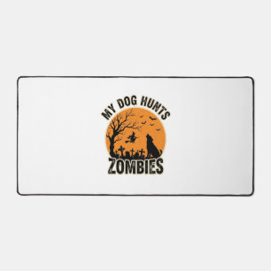 Mon chien chasse les zombies conception de chien H