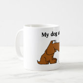 "Mon chien l'a mangé" tasse (Devant gauche)