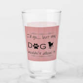 Mon chien n'autoriserait pas la coupe de verre (Devant)