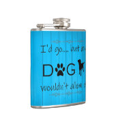 Mon chien n'autoriserait pas le flacon - bleu (Droite)
