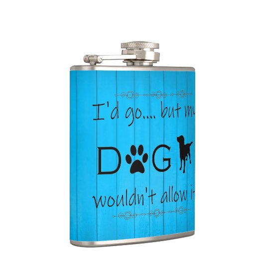 Mon chien n'autoriserait pas le flacon - bleu (Droite)
