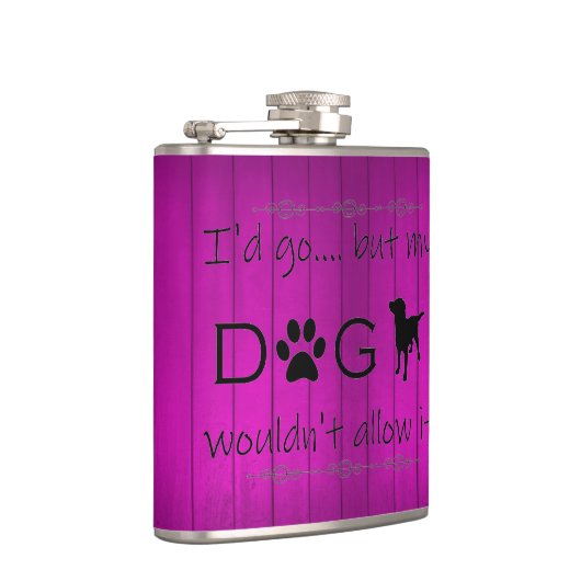 Mon chien n'autoriserait pas le flacon - violet (Droite)