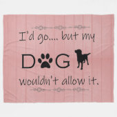 Mon chien n'autoriserait pas sa couverture en pola (Devant (Horizontal))