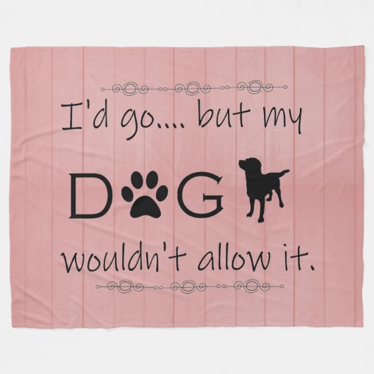 Mon chien n'autoriserait pas sa couverture en pola (Devant (Horizontal))