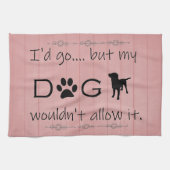 Mon chien ne voulait pas lui permettre serviette d (Horizontal)