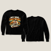 Mon chien pense que je suis cool Rétro Art Chien (Motif recto et verso)