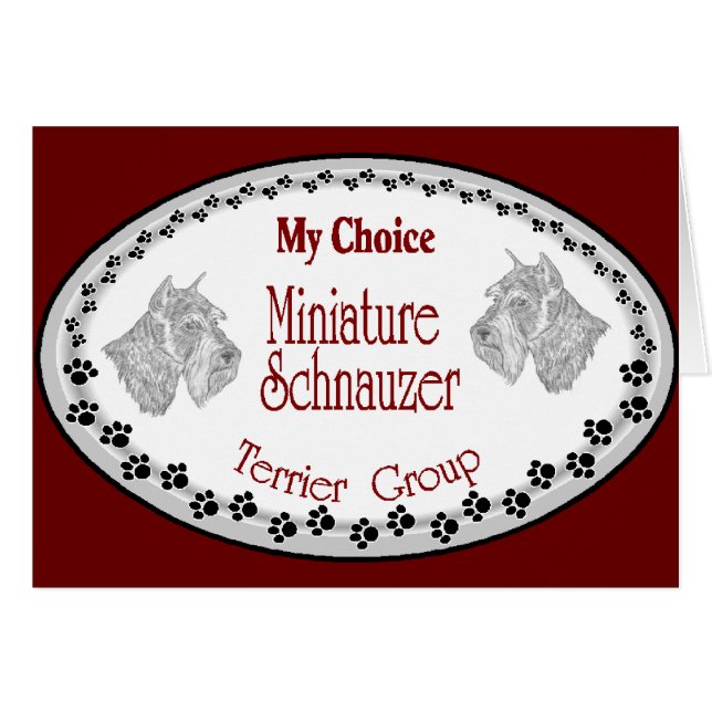 mon choix mini schnauzer (Devant horizontal)