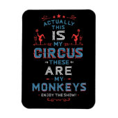 Mon cirque Mon Magnet de singes (Vertical)