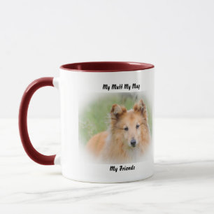 Mon clébard ma tasse mes amis.