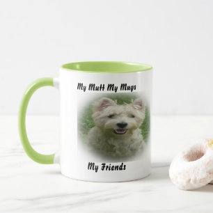 Mon clébard ma tasse mes amis.