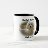 Mon clébard ma tasse mes amis. (Devant droit)