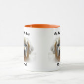 Mon clébard ma tasse mes amis. (Centre)