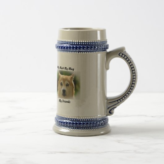 Mon clébard ma tasse mes amis. (Droite)
