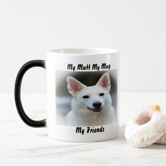 Mon clébard ma tasse mes amis. (Avec donut)