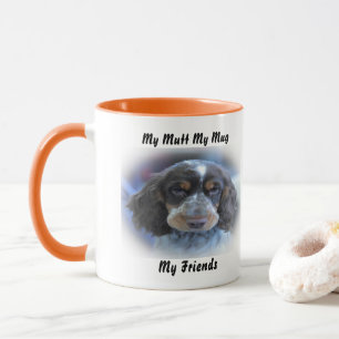 Mon clébard ma tasse mes amis.