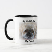 Mon clébard ma tasse mes amis. (Gauche)