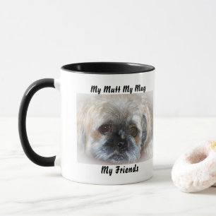 Mon clébard ma tasse mes amis.