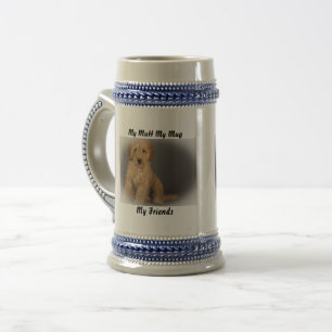 Mon clébard ma tasse mes amis.