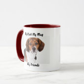 Mon clébard ma tasse mes amis. (Devant gauche)