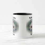 Mon clébard ma tasse mes amis. (Centre)