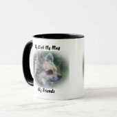 Mon clébard ma tasse mes amis. (Devant gauche)