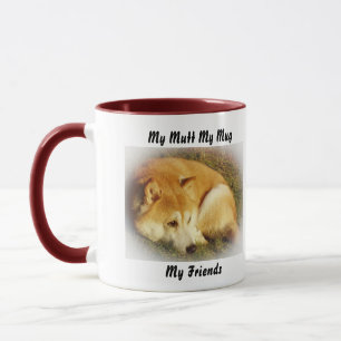 Mon clébard ma tasse mes amis.