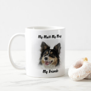 Mon clébard ma tasse mes amis.