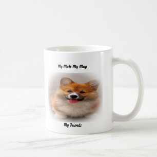 Mon clébard ma tasse mes amis