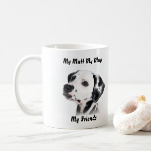 Mon clébard ma tasse mes amis.