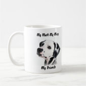 Mon clébard ma tasse mes amis. (Gauche)