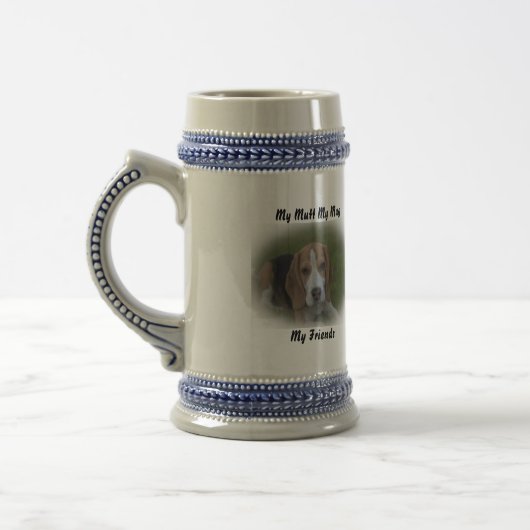 Mon clébard ma tasse mes amis. (Gauche)