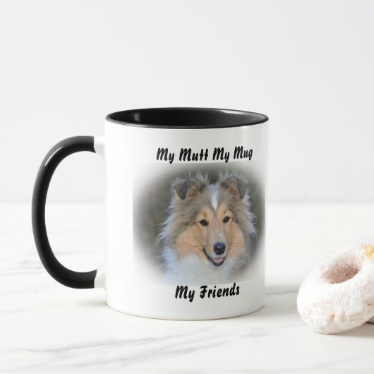 Mon clébard mon mug mes amis. (Avec donut)