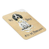 Mon Cocker Anglais A Mangé Mon Magnet De Travail À (Côté Droit)