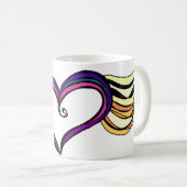 Mon coeur a la tasse d'ailes (Devant droit)