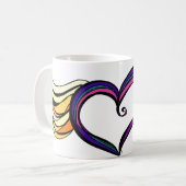 Mon coeur a la tasse d'ailes (Devant gauche)