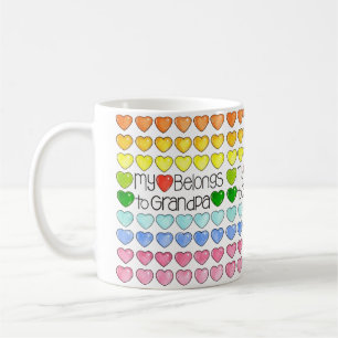 Mon Coeur Appartient À Grand-Père Mug
