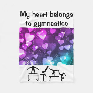 Mon coeur appartient à la couverture en polaire Gy