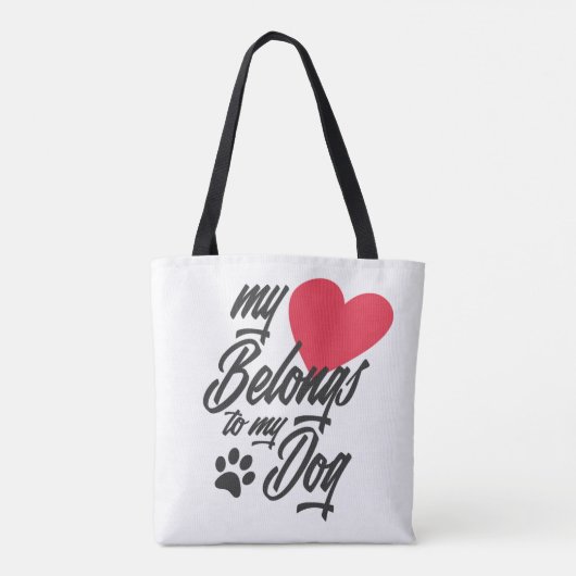 Mon coeur appartient à mon chien Valentine | Sac f (Dos)