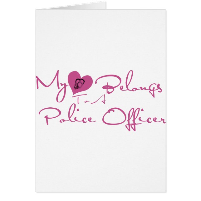 Mon coeur appartient à un policier (Devant)