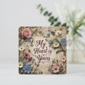 Mon coeur appartient aux cartes de la Saint-Valent (Debout devant)